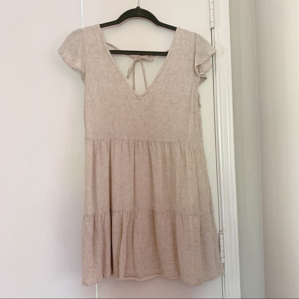 A&F Linen Babydoll Dress